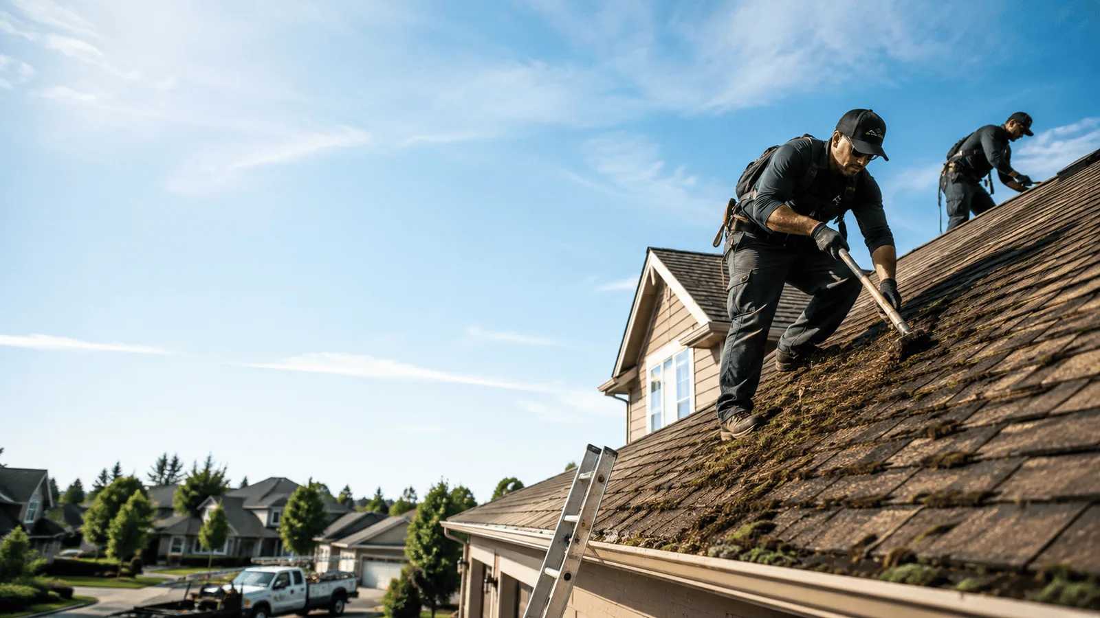 Roof Moss Removal in Carsonville, MI near me